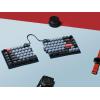 imageKeychron Q11 QMKVIA TKL Split Keyboard Ergonomic 91 Keys 75 Layout Wired Mechanical Gaming Keyboard Mac ampamp Windows with Full Alu Frame PBT Keycaps ampamp Knobs RGB Backlight HotSwappable Red Switch