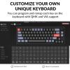 imageKeychron Q2 Wired Custom Mechanical Keyboard Knob Version 65 Layout QMKVIA Programmable Macro with Hotswappable Gateron G Pro Blue Switch Double Gasket Compatible with Mac Windows Linux BlackHotswap Gateron G Pro Blue Switch