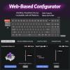 imageKeychron Q3 HE Wireless Custom Mechanical Keyboard 24 GHzBluetoothWired QMK Rapid Trigger 80 TKL HotSwappable Programmable RGB Gateron DoubleRail Magnetic Switches for Mac Windows Carbon BlackShell White