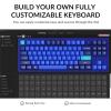 imageKeychron Q3 Wired Custom Mechanical Keyboard Knob Version TKL Tenkeyless QMKVIA Programmable Macro with Hotswappable Gateron G Pro Red Switch Double Gasket Compatible with Mac Windows Linux BlueHotswap RGB Gateron G Pro Blue Switch