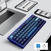 imageKeychron Q4 Wired Custom Mechanical Keyboard 60 Layout QMKVIA Programmable Macro with Hotswappable Gateron G Pro Red Switch Double Gasket Compatible with Mac Windows Linux Navy BlueGateron G Pro Blue Switch