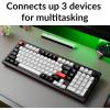 imageKeychron Q5 HE QMK Wireless Custom Mechanical Keyboard with Knob 24 GHzBluetoothWired 96 Layout HotSwappable Programmable RGB Backlit Gateron Magnetic Switches for Mac Windows Shell WhiteCarbon Black