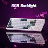 imageKeychron Q5 HE Rapid Trigger Gaming Keyboard Wireless with Hall Effect Gateron DoubleRail Magnetic Switch Adjustable Actuation 24 GHzBluetoothWired QMK RGB Aluminum for Mac Windows Linux  BlackWhite
