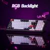imageKeychron Q5 HE Rapid Trigger Gaming Keyboard Wireless with Hall Effect Gateron DoubleRail Magnetic Switch Adjustable Actuation 24 GHzBluetoothWired QMK RGB Aluminum for Mac Windows Linux  BlackBlack