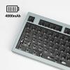 imageKeychron Q5 Pro Custom Wireless QMKVIA Mechanical Keyboard Barebone 96 Layout with Programmable Knob DoubleGasket Design HotSwappable RGB Backlit Compatible with Mac Windows Linux  GrayGray