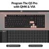 imageKeychron Q5 Pro QMKVIA Wireless Custom Mechanical Keyboard 96 Layout with Programmable Knob KSA DoubleShot PBT Keycaps with Hotswappable K Pro Red Switch for Mac Windows Linux  GrayHotswappable K Pro Red Switch