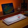 imageKeychron Q5 Pro QMKVIA Wireless Custom Mechanical Keyboard Full Aluminum 96 Layout with Programmable Knob DoubleGasket Design with Hotswappable K Pro Red Switch for Mac Windows Linux  WhiteHotswappable K Pro Banana Switch