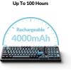 imageKeychron Q5 Pro Wireless QMKVIA Mechanical Keyboard 96 Layout Programmable Knob Full Aluminum DoubleGasket Design Hotswappable K Pro Red Switch for Mac Windows Linux  BlackHotswappable K Pro Red Switch