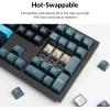imageKeychron Q6 Pro Full Metal QMKVIA Custom Wireless BluetoothUSBC Mechanical Keyboard Full Size 108Key Programmable Knob RGB Backlit HotSwappable K Pro Banana Switch for Mac Windows LinuxBlackKeychron Super Banana Switch