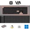 imageKeychron Q6 Pro Full Metal QMKVIA Custom Wireless BluetoothUSBC Mechanical Keyboard Full Size 108Key Programmable Knob RGB Backlit HotSwappable K Pro Banana Switch for Mac Windows LinuxBlackKeychron Super Banana Switch