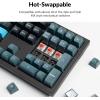 imageKeychron Q6 Pro Full Metal QMKVIA Custom Wireless BluetoothUSBC Mechanical Keyboard Full Size 108Key Programmable Knob RGB Backlit HotSwappable K Pro Banana Switch for Mac Windows LinuxBlackKeychron Super Red Switch