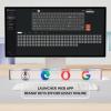 imageKeychron UltraSlim B2 Pro Bluetooth Keyboard 24 GHz Wireless Lightweight 96 Launcher Support with Numeric Keypad Compatible for Mac Windows Linux  Space GrayIvory White