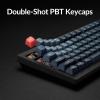 imageKeychron V1 Max 75 RGB Custom Mechanical Keyboard 24GhzBluetooth 51Wired QMKVIA Programmable Macro HotSwappable Gateron Jupiter Red Switch Gasket Mount for Mac Windows LinuxKeychron Silent K Pro Red Switch