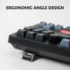 imageKeychron V3 Wired Custom Mechanical Keyboard Knob Version TKL QMKVIA Programmable Macro with Hotswappable Keychron K Pro Red Switch Compatible with Mac Windows Linux Frosted BlackTranslucentHotswap Keychron K Pro Brown Switch