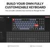 imageKeychron V3 Wired Custom Mechanical Keyboard Knob Version TKL QMKVIA Programmable Macro with Hotswappable Keychron K Pro Red Switch Compatible with Mac Windows Linux Frosted BlackTranslucentHotswap Keychron K Pro Brown Switch