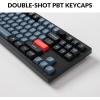 imageKeychron V3 Wired Custom Mechanical Keyboard Knob Version TKL QMKVIA Programmable Macro with Hotswappable Keychron K Pro Red Switch Compatible with Mac Windows Linux Frosted BlackTranslucentHotswap Keychron K Pro Brown Switch