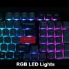 imageKeychron V5 Max Custom Wirless Mechanical Keyboard 24 GHzBluetoothWired 3Mode 100 Keys RGB Backlight QMKVIA Programmable Macro HotSwap Gateron Jupiter Brown Switch PBT Keycaps for Mac WindowsRed Switch