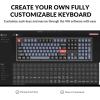 imageKeychron V6 Wired Custom Mechanical Keyboard FullSize QMKVIA Programmable Macro with Hotswappable Keychron K Pro Red Switch Compatible with Mac Windows Linux Frosted BlackTranslucentHotswap Keychron K Pro Brown Switch