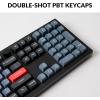 imageKeychron V6 Wired Custom Mechanical Keyboard Knob Version FullSize QMKVIA Programmable with Hotswappable Keychron K Pro Red Switch Compatible with Mac Windows Linux Frosted BlackTranslucentHotswap Keychron K Pro Red Switch