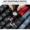 imageKeychron V6 Wired Custom Mechanical Keyboard Knob Version Fullsize QMKVIA Programmable Macro with Hotswappable Keychron K Pro Brown Switch Compatible with Mac Windows Linux Black NonTransparentHotswap Keychron K Pro Brown Switch