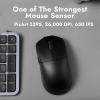 imageLEMOKEY G1 8K Wireless Bluetooth 5124 GHzWired Optical Mouse UltraLightweight 55g Programmable PixArt 3950 Sensor with up to 2600030000 DPI 650750 IPS for Windows Mac Linux  BlackBlack