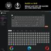 imageLEMOKEY L3 TKL Layout Wireless QMKLauncher FullMetal HotSwappable RGB Backlight Custom Mechanical Keyboard for WindowsLinux Gateron Brown Switch Fully Assembled Knob  Silver