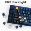 imageLEMOKEY L3 TKL Layout Wireless QMKLauncher FullMetal HotSwappable RGB Backlight Custom Mechanical Keyboard for WindowsLinuxGateron Brown SwitchFully Assembled KnobBlue