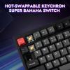 imageLEMOKEY P1 Pro Wireless Custom Mechanical Keyboard Full Aluminum 24 GHz Bluetooth RGB Backlit 75 Layout with Hotswappable KEYCHRON Super Red Switch Compatible with Mac Windows LinuxKEYCHRON Super Banana Switch