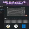 imageLEMOKEY P1 Pro Wireless Custom Mechanical Keyboard Full Aluminum 24 GHz Bluetooth RGB Backlit 75 Layout with Hotswappable KEYCHRON Super Red Switch Compatible with Mac Windows LinuxKEYCHRON Super Brown Switch