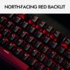 imageLEMOKEY X1 Wired Mechanical Keyboard QMK Programmable TKL Layout with PreLubed Linear Switch NorthFacing Red Backlit NKRO Compatible with WindowsKEYCHRON Mechanical Brown Switch