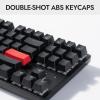 imageLEMOKEY X1 Wired Mechanical Keyboard QMK Programmable TKL Layout with PreLubed Linear Switch NorthFacing Red Backlit NKRO Compatible with WindowsKEYCHRON Mechanical Brown Switch