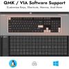 imageLEMOKEY X2 QMKVIA Custom Gaming Keyboard and Mouse Combo Programmable 100 Full Size Layout Gasket Mount Red Backlight Wired Mechanical Keyboard with Red Switches for MacWindowsLinuxRed Switch  Keyboard  Mouse