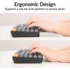 imageSilicone Wrist Rest for Keychron K10 Pro  K10 Max K10 HE  Q6  Q6 Pro  Q6 Max  Q6 HE  V6  V6 Max 176quot NonSlip Palm Rest 100 FullSized Mechanical Keyboards Support with Typing Pain ReliefGray