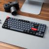 imagekeychron K13 Pro UltraSlim QMKVIA Wireless Mechanical Keyboard TKL Layout with Numpad Custom Programmable RGB with Hotswappable LowProfile Gateron Brown Switch Compatible with Mac Windows LinuxHotSwap LowProfile Gateron Red Switch