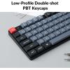 imagekeychron K13 Pro UltraSlim QMKVIA Wireless Mechanical Keyboard TKL Layout with Numpad Custom Programmable RGB with Hotswappable LowProfile Gateron Brown Switch Compatible with Mac Windows LinuxHotSwap LowProfile Gateron Brown Switch