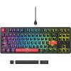 imageKeychron C3 Pro QMKVIA Custom Mechanical Keyboard Hot Swappable Programmable 87 Keys Compact TKL Layout Gasket Mount RGB Backlight Wired Gaming Keyboard with Red Switches for MacWindowsLinuxHotswappable Brown Switch