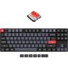 imageKeychron K1 Pro TKL Layout UltraSlim QMKVIA Custom Bluetooth WirelessUSB Wired Mechanical Keyboard with HotSwappable LowProfile Gateron Brown Switch RGB Backlit PBT Keycaps for Mac Windows LinuxHotswappable Red Switch