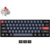 imageKeychron K12 Pro Custom WirelessWired Mechanical Keyboard QMKVIA Programmable Macro with HotSwappable K Pro Red Switch 60 Compact Layout RGB Backlit Compatible with Mac Windows LinuxKeychron K Pro Red Switch