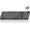 imageKeychron K17 Max 96 Layout QMKLauncher UltraSlim WirelessTypeC Wired Mechanical Keyboard with RGB Backlit LowProfile Gateron Mechanical Red Switch Compatible with Mac WindowsRed Switch