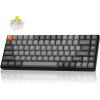 imageKeychron K2 Max QMKVIA 24 GHz ampamp Bluetooth Wireless Custom Mechanical Keyboard for MacWindowsLinux 75 Layout Keyboard RGB Backlight Banana Switch  BlackKeychron Super Banana Switch