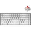 imageKeychron K2 Pro QMKVIA Custom Wireless Mechanical Keyboard HotSwappable 75 Layout Programmable White Backlight K Pro Red Switch BluetoothWired Gaming Keyboard for Mac Windows Linux WhiteK Pro Red Switch