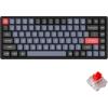 imageKeychron K2 Pro Wireless ampamp Wired RGB Custom Mechanical Keyboard with Hotswappable K Pro Red Switch QMKVIA Programmable Macro 75 Layout Aluminum Frame Keyboard for Mac Windows LinuxK Pro Red Switch