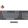 imageKeychron K4 96 Layout 100 Keys Wireless Bluetooth 51Wired USB Mechanical Gaming Keyboard with Gateron G Pro Brown Switch White LED Backlight NKey Rollover for Mac Windows PCVersion 2Gateron G Pro Red Switch