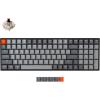 imageKeychron K4 96 Layout 100 Keys Wireless Bluetooth 51Wired USB Mechanical Gaming Keyboard with Gateron G Pro Brown Switch White LED Backlight NKey Rollover for Mac Windows PCVersion 2Gateron G Pro Brown Switch