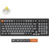 imageKeychron K4 Max WirelessWired Mechanical Keyboard 96 Layout QMK 24 GHz Bluetooth Connection NonShine Through PBT Keycaps White Backlit Compatible with Mac Windows LinuxKeychron Super Banana Switch