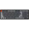 imageKeychron K4 Wireless BluetoothUSB Wired Gaming Mechanical Keyboard Compact 100 Keys RGB LED Backlit Gateron Brown Switch NKey Rollover Aluminum Frame for Mac Windows Version 2Hotswappable Blue Switch