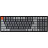 imageKeychron K4 Wireless BluetoothUSB Wired Gaming Mechanical Keyboard Compact 100 Keys RGB LED Backlit Gateron Brown Switch NKey Rollover Aluminum Frame for Mac Windows Version 2Gateron Blue Switch