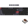 imageKeychron K5 Pro QMKVIA UltraSlim Wireless BluetoothWired USB Custom Mechanical Keyboard 108Key Programmable Macro RGB Backlight PBT Keycaps LowProfile Gateron Brown Switch for Mac Windows LinuxBrown