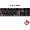 imageKeychron K5 Pro QMKVIA UltraSlim Wireless BluetoothWired USB Custom Mechanical Keyboard 108Key Programmable Macro RGB Backlight PBT Keycaps LowProfile Gateron Brown Switch for Mac Windows LinuxRed
