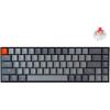 imageKeychron K6 Hot Swappable Wireless Bluetooth 51Wired Mechanical Gaming Keyboard 65 Compact 68Key RGB LED BacklightGateron G Pro Blue SwitchRechargeable Battery Compatible with Mac WindowsKeychron Super Red Switch